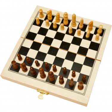 Logo trade business gifts image of: King wooden chess set