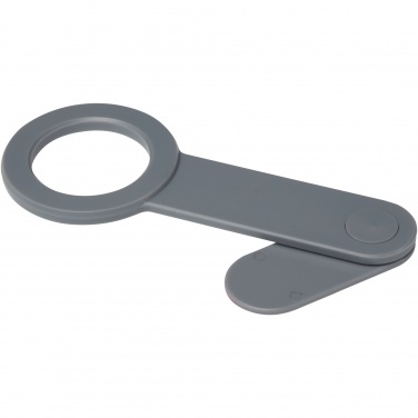 Logo trade promotional merchandise image of: Hook recycled plastic desktop phone holder