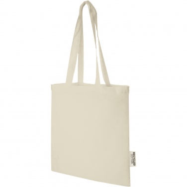 Logo trade promotional items picture of: Madras 140 g/m2 GRS recycled cotton tote bag 7L