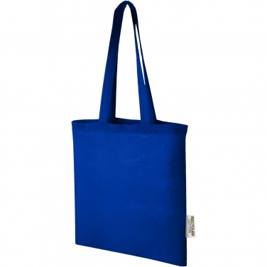 Logotrade corporate gift picture of: Madras 140 g/m2 GRS recycled cotton tote bag 7L