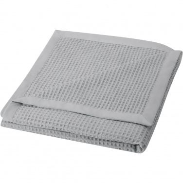 Logo trade advertising product photo of: Abele 150 x 140 cm cotton waffle blanket