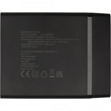 Logo trade promotional items picture of: ADAPT 72W recycled plastic PD power station