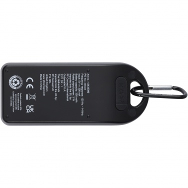 Logo trade promotional item photo of: Omni 3W IPX4 RCS recycled plastic Bluetooth® speaker