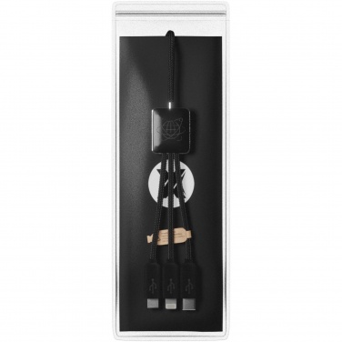 Logotrade promotional product image of: SCX.design C45 5-in-1 rPET charging cable with data transfer