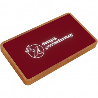 Logo trade promotional merchandise photo of: SCX.design P36 5000 mAh light-up wireless power bank