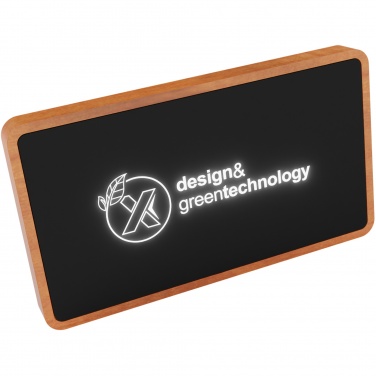 Logo trade business gifts image of: SCX.design P36 5000 mAh light-up wireless power bank