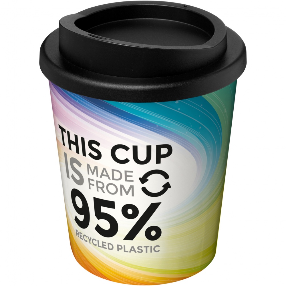 Logotrade corporate gift image of: Brite-Americano® Espresso Recycled 250 ml insulated tumbler
