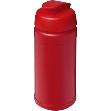 Logotrade corporate gift picture of: Baseline 500 ml recycled sport bottle with flip lid