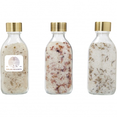 Logotrade promotional merchandise photo of: Wellmark Just Relax 3-piece 200 ml bath salt gift set