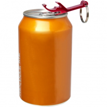 Logotrade corporate gifts photo of: Tao RCS recycled aluminium bottle and can opener with keychain 