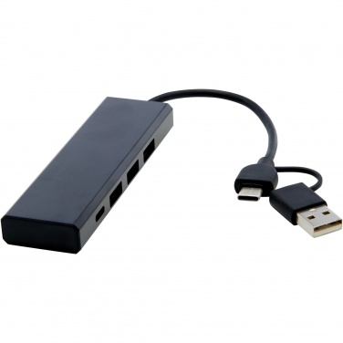 Logotrade promotional gifts photo of: Rise RCS recycled aluminium USB 2.0 hub