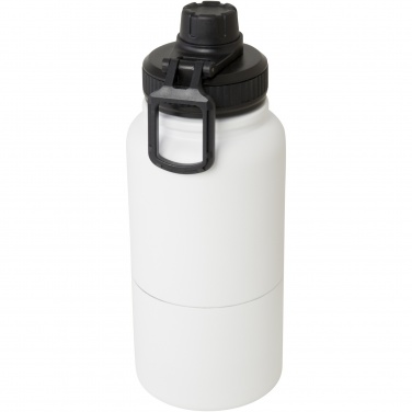 Logo trade business gifts image of: Dupeca 840 ml RCS certified stainless steel insulated sport bottle