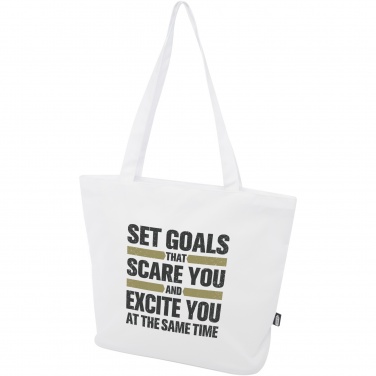 Logotrade advertising products photo of: Panama GRS recycled zippered tote bag 20L