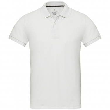 Logo trade promotional products image of: Emerald short sleeve unisex Aware™ recycled polo
