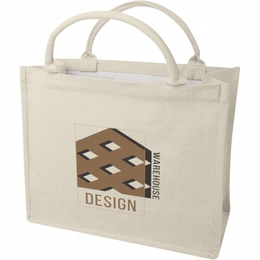 Logo trade promotional giveaways image of: Page 500 g/m² Aware™ recycled book tote bag