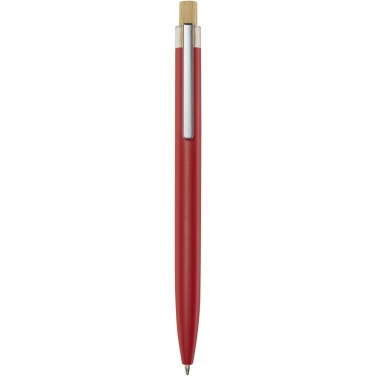 Logo trade promotional items picture of: Nooshin recycled aluminium ballpoint pen  (blue ink)