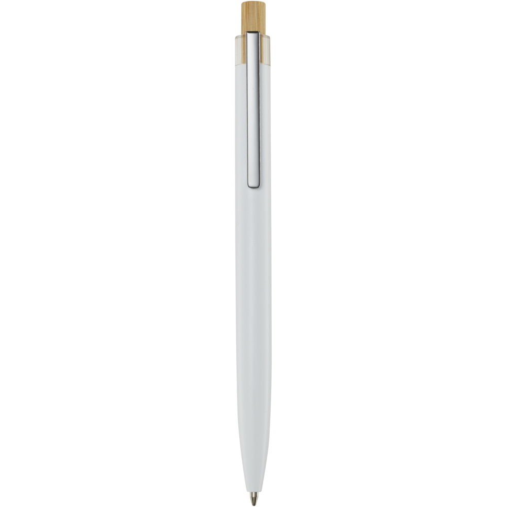 Logotrade business gift image of: Nooshin recycled aluminium ballpoint pen (black ink)