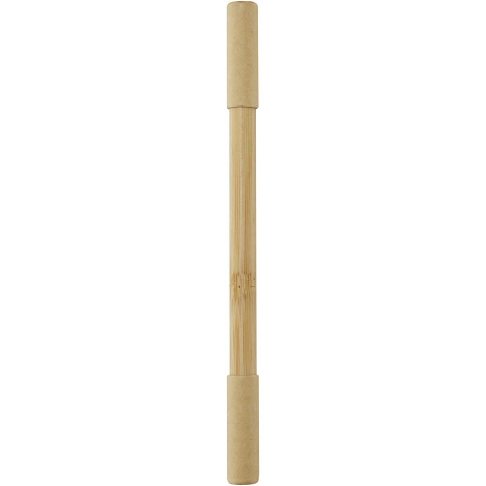 Logo trade promotional products picture of: Samambu bamboo duo pen