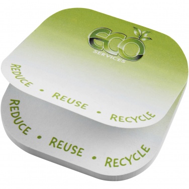 Logotrade corporate gift picture of: Sticky-Mate® square-shaped recycled sticky notes with rounded corners