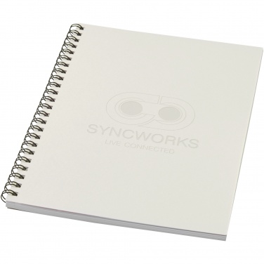 Logo trade promotional merchandise photo of: Desk-Mate® A5 colour spiral notebook