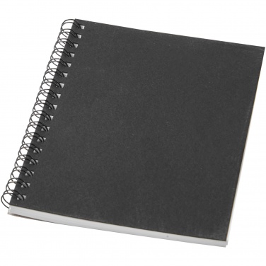 Logo trade business gifts image of: Desk-Mate® A6 colour spiral notebook