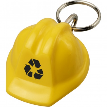 Logotrade promotional gifts photo of: Kolt hard hat-shaped recycled keychain