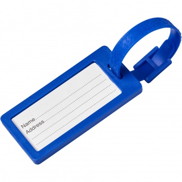 Logo trade corporate gifts image of: River recycled window luggage tag