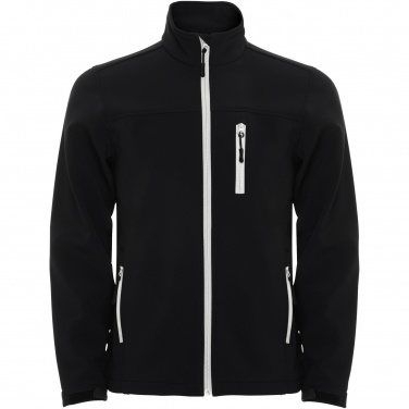 Logo trade promotional merchandise picture of: Antartida kids softshell jacket