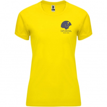 Logo trade promotional item photo of: Bahrain short sleeve women's sports t-shirt