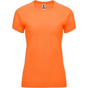 Logo trade promotional merchandise picture of: Bahrain short sleeve women's sports t-shirt