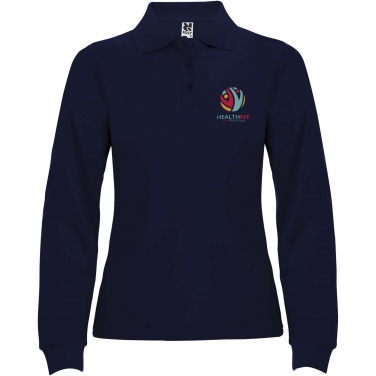 Logo trade promotional gift photo of: Estrella long sleeve women's polo