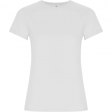 Logo trade promotional merchandise image of: Golden short sleeve women's t-shirt