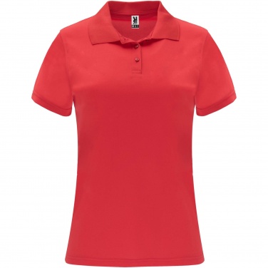 Logo trade promotional merchandise photo of: Monzha short sleeve women's sports polo