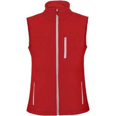 Logo trade promotional merchandise photo of: Nevada unisex softshell bodywarmer