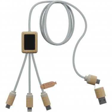 Logo trade promotional gifts picture of: SCX.design C49 5-in-1 charging cable