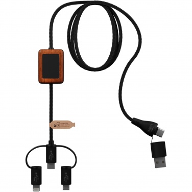Logo trade promotional items image of: SCX.design C46 5-in-1 CarPlay cable