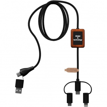 Logo trade promotional items image of: SCX.design C46 5-in-1 CarPlay cable