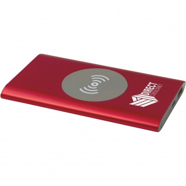 Logotrade corporate gifts photo of: Juice 4000 mAh Type-C recycled aluminium wireless power bank 