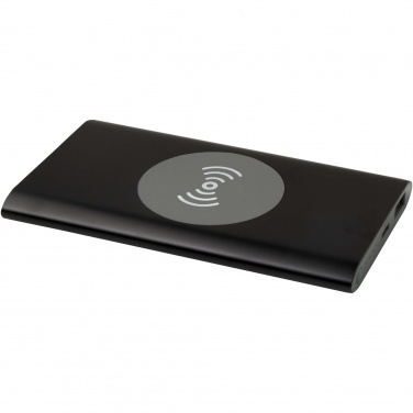 Logotrade promotional item image of: Juice 4000 mAh Type-C recycled aluminium wireless power bank 
