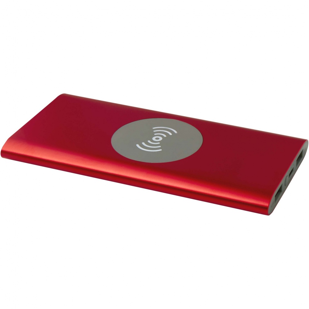 Logotrade promotional merchandise picture of: Juice 8000 mAh Type-C recycled aluminium wireless power bank