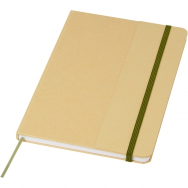 Logotrade promotional merchandise photo of: Nelida A5 recycled cardboard hard cover notebook