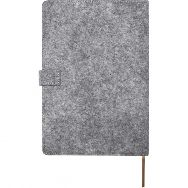 Logotrade advertising product picture of: Viviana A5 recycled felt and cork notebook