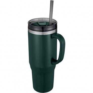 Logo trade promotional products picture of: Melbourne 1200 ml RCS certified insulated tumbler with straw