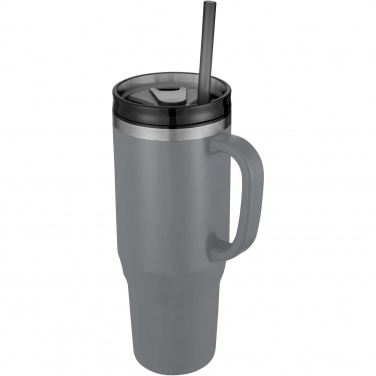Logo trade promotional products image of: Melbourne 1200 ml RCS certified insulated tumbler with straw