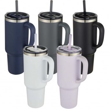 Logotrade promotional merchandise image of: Sydney 1200 ml copper vacuum insulated tumbler with straw