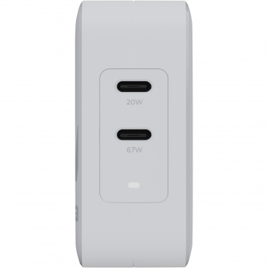 Logo trade corporate gifts picture of: Xtorm XVC2067 GaN Ultra 67W travel charger with 100W USB-C PD cable