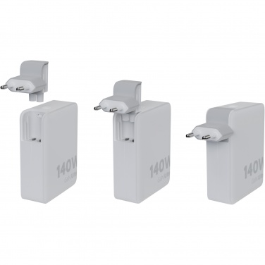 Logo trade promotional gifts image of: Xtorm XVC2140 GaN Ultra 140W travel charger with 240W USB-C PD cable