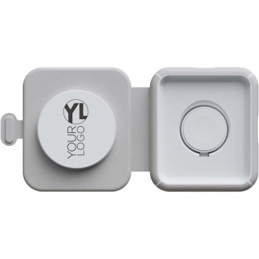 Logo trade promotional merchandise image of: Xtorm XWF21 15W foldable 2-in-1 wireless travel charger