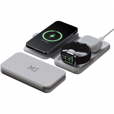 Logo trade promotional giveaways picture of: Xtorm XWF31 15W foldable 3-in-1 wireless travel charger