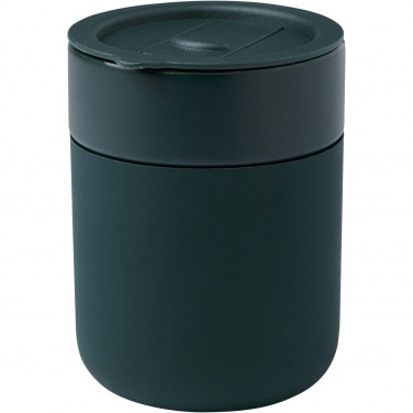 Logo trade promotional products picture of: Java 330 ml ceramic tumbler with silicone wrap and plastic lid